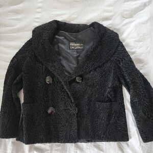 Vinage Persian Black Teddy Jacket